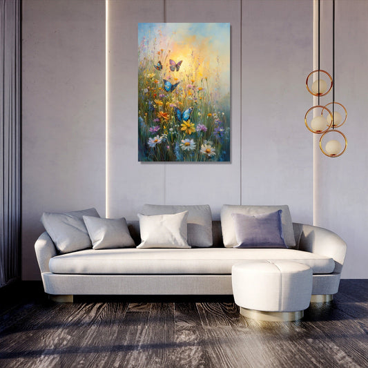 Fluttering Dawn Melancholy Canvas