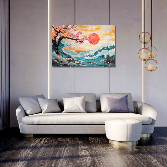 Vibrant Nature Burst Canvas