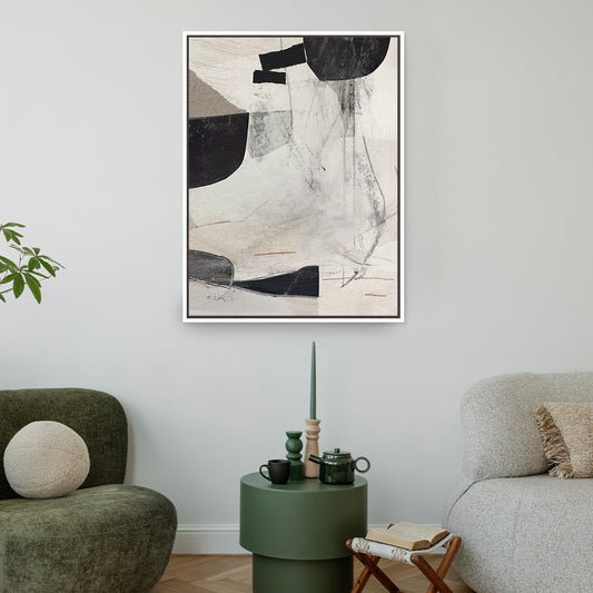 High 2 Framed Printed Canvas