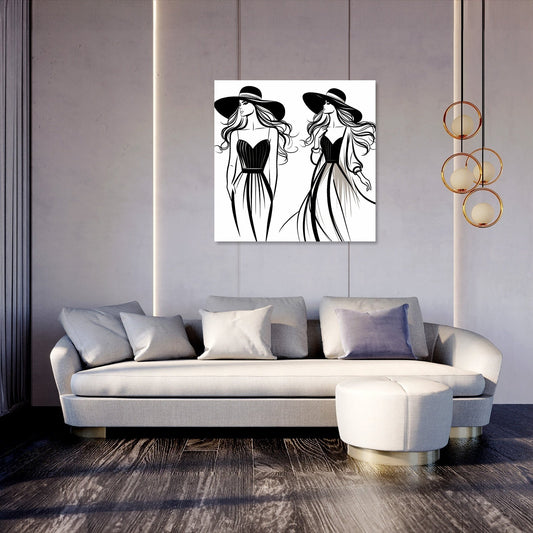 Elegant Silhouette Canvas