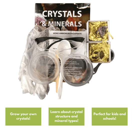 Grow Your Own Crystals & Minerals Geology Kit for Children Ages 10+