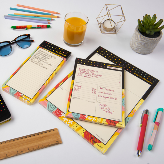 Kalos - Daily Planner Pad A5 Daily - Yellow (KL15U1.45)