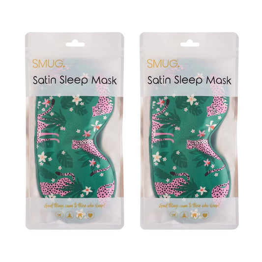 Satin Sleep Mask Twin Pack Sets - Various Designs