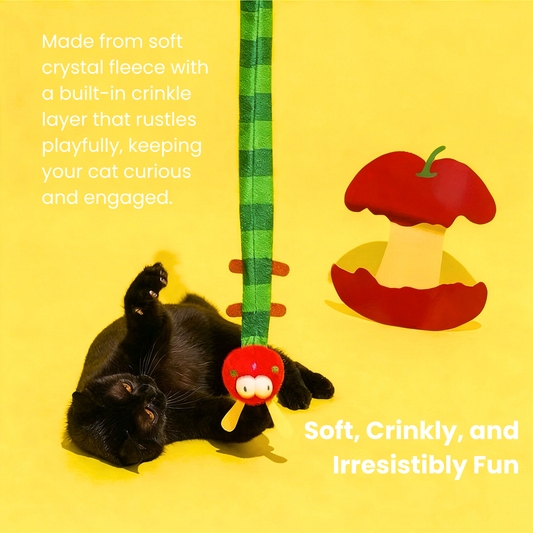 Caterpillar Teaser Wand for Cats