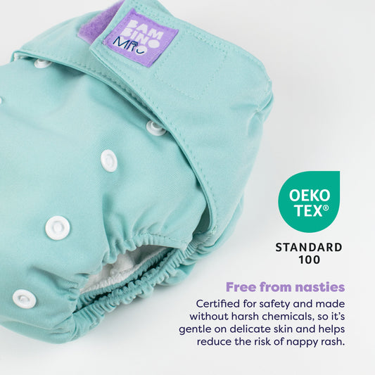 The Newborn Reusable Nappy Starter Bundle in Paintbox Pastels