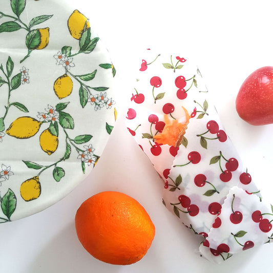 Honey Bee Good Set of 2 Large Handmade Beeswax Wraps | Italian Kitchen