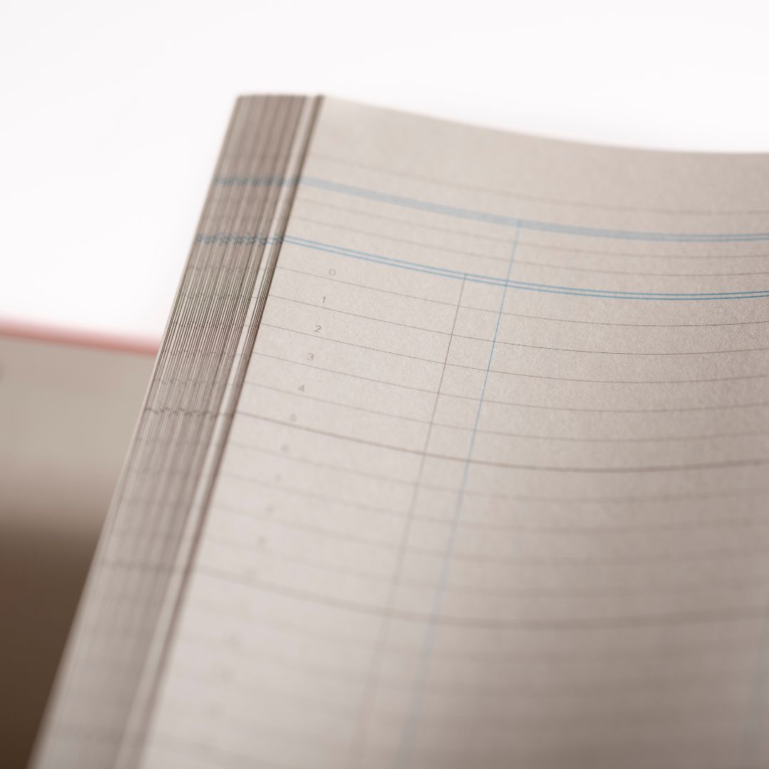 Cathedral - Accounts Book Analysis 21 Cash Columns - Red (150/21.1)