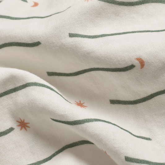Night Sky Organic Cotton Muslin Swaddle