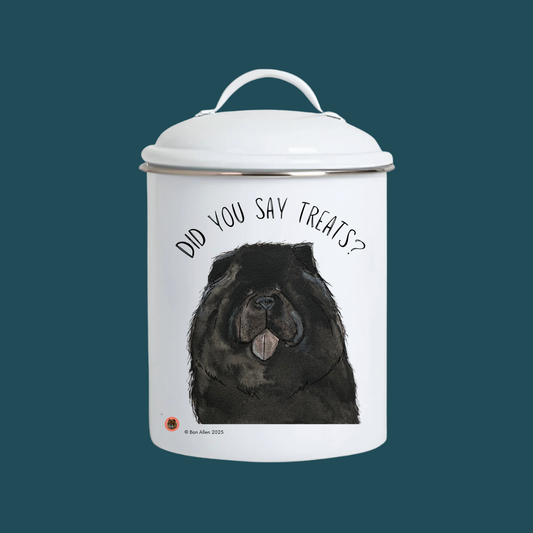Chow Chow Treat Jar: Stylish Storage for Your Pup’s Snacks!