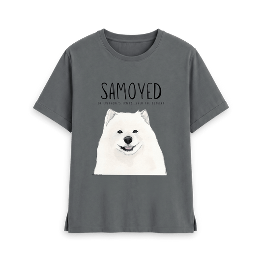 Fluff First, Questions Later – The Samoyed Tee for Professional Dog People