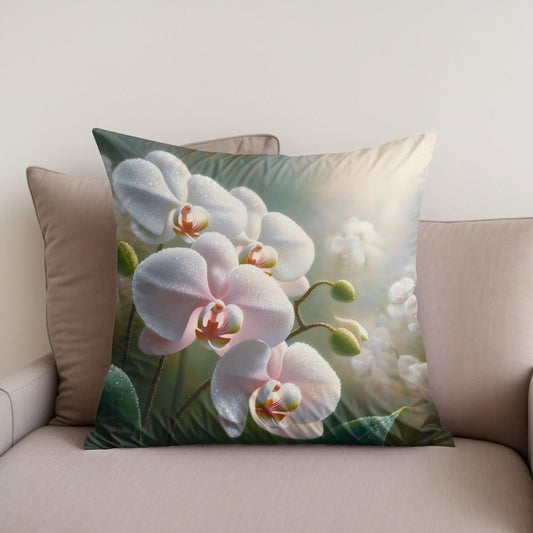 Orchid Whisper Cotton Cushion