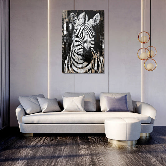 Zebra Geometry Canvas