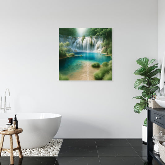 Serene Falls Canvas