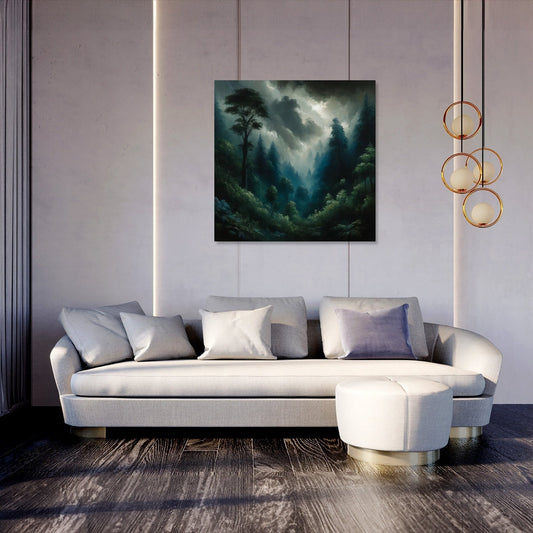 Mystical Cloud Forest Canvas