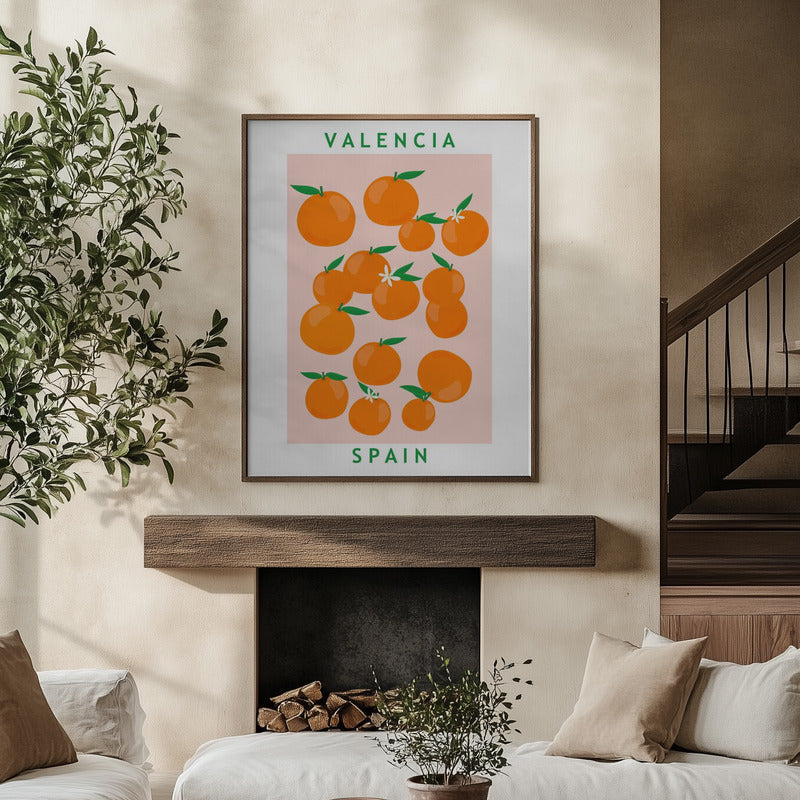 Flower Market Oranges Print
