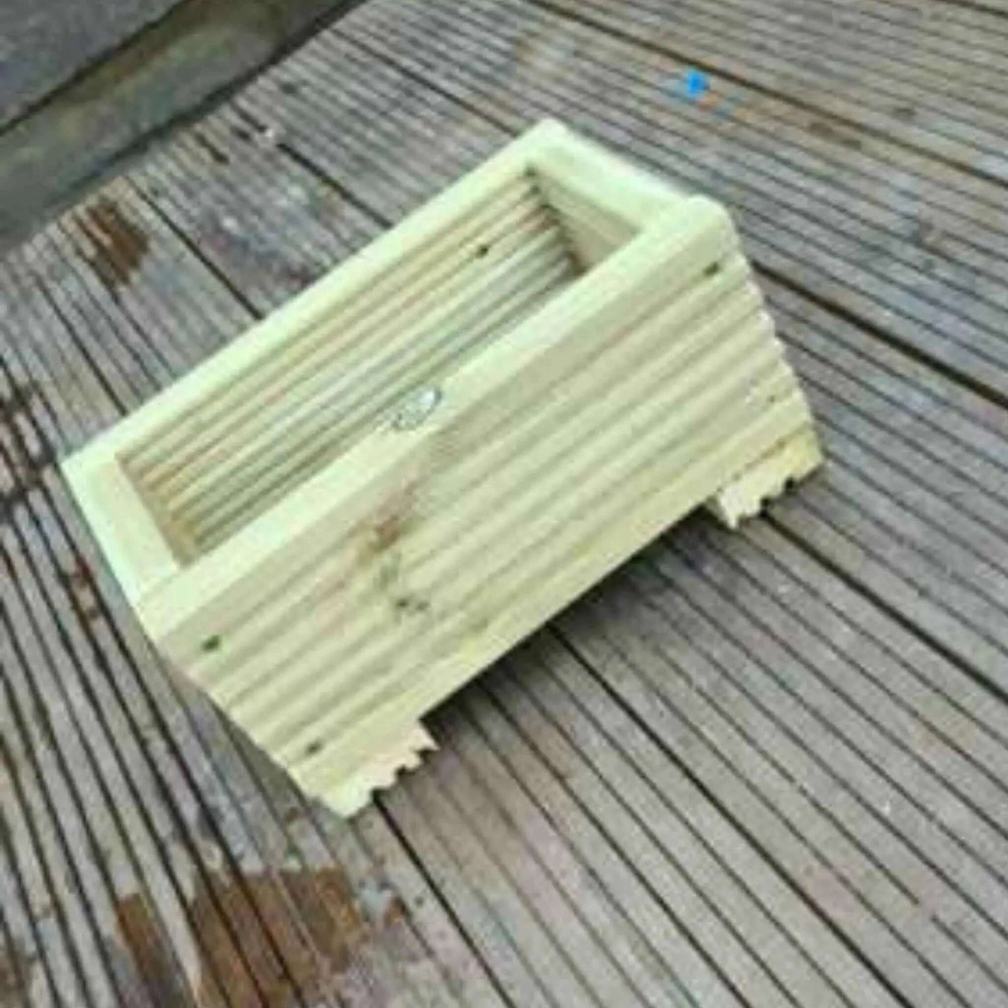 30cm Long Wooden Decking Planter