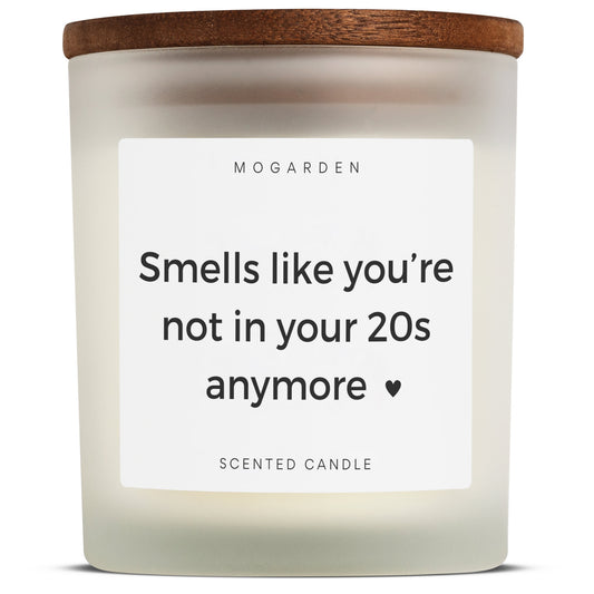 30th Birthday Candle - Luxury Vanilla Soy 220g | 30th Birthday Gift