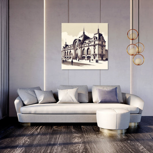 Timelessness of Paris Musée d'Orsay Canvas