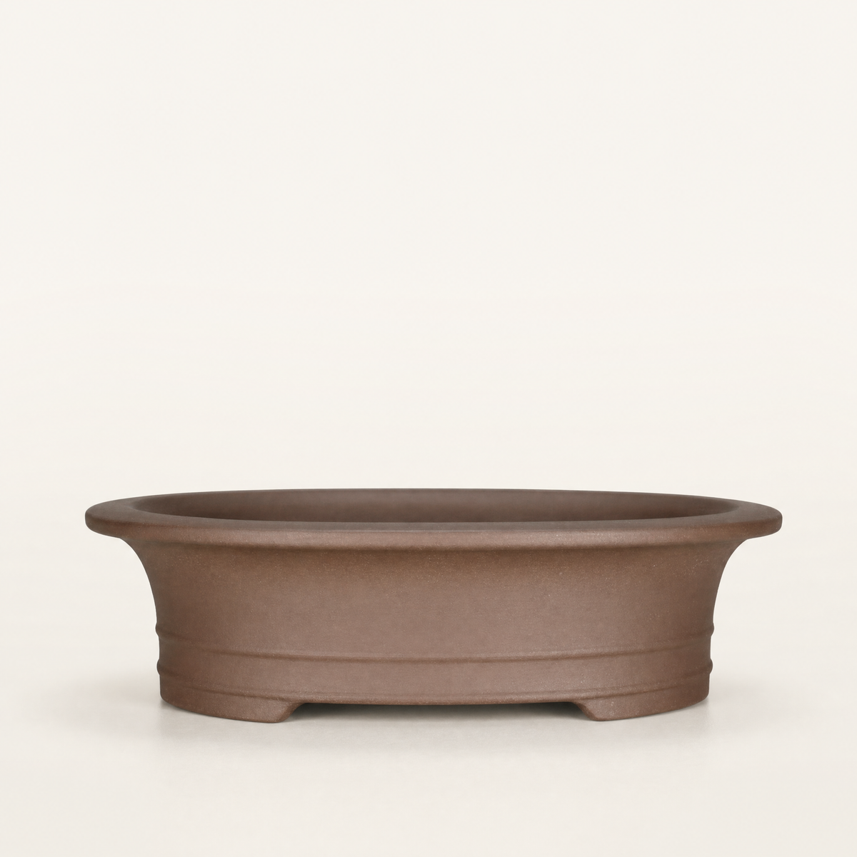 31cm Unglazed Bonsai Pot Oval | 31cm x 24cm x 8cm | Oval | Brown
