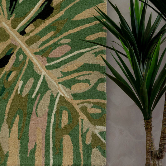 Bosie Green Rug | Moyo