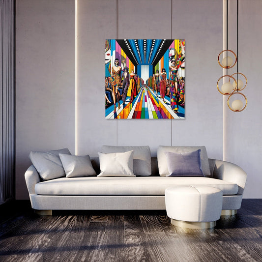 Pop Art Fashion Spectacle Canvas