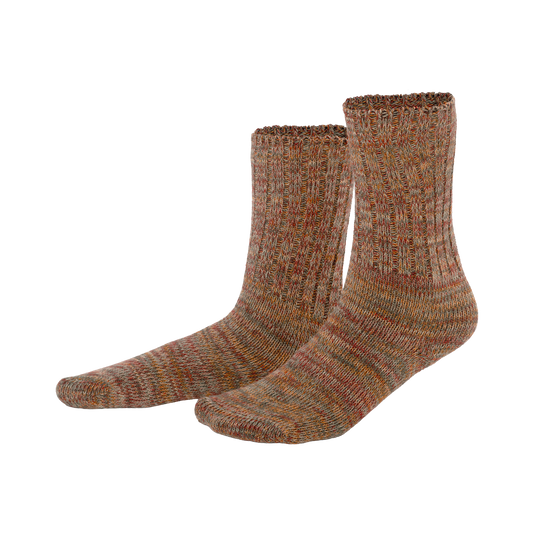 Organic Cotton Mouline Knit Socks: Unisex