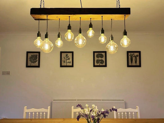 Oak Beam Chandelier