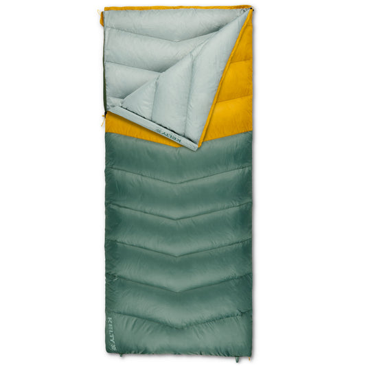 Kelty Galactic 30°F (-1°C) 550-Fill Down Sleeping Bag - One Size - Duck Green/Olive Oil