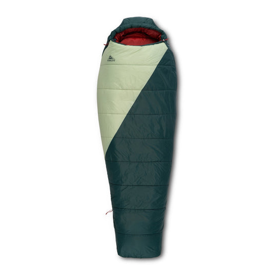 Kelty Women's Cosmic Synthetic 20°F (-7°C) Sleeping Bag - Regular - Green Gables/Laurel Green