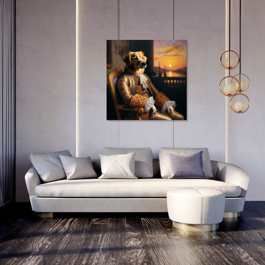 Regal Retriever Royalty Canvas