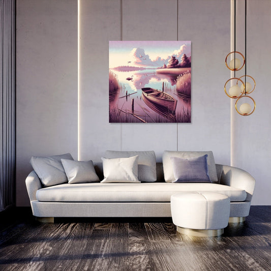 Tranquil Lake Reflections Canvas