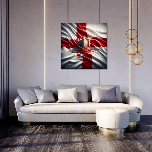 Fortress Cross Canvas