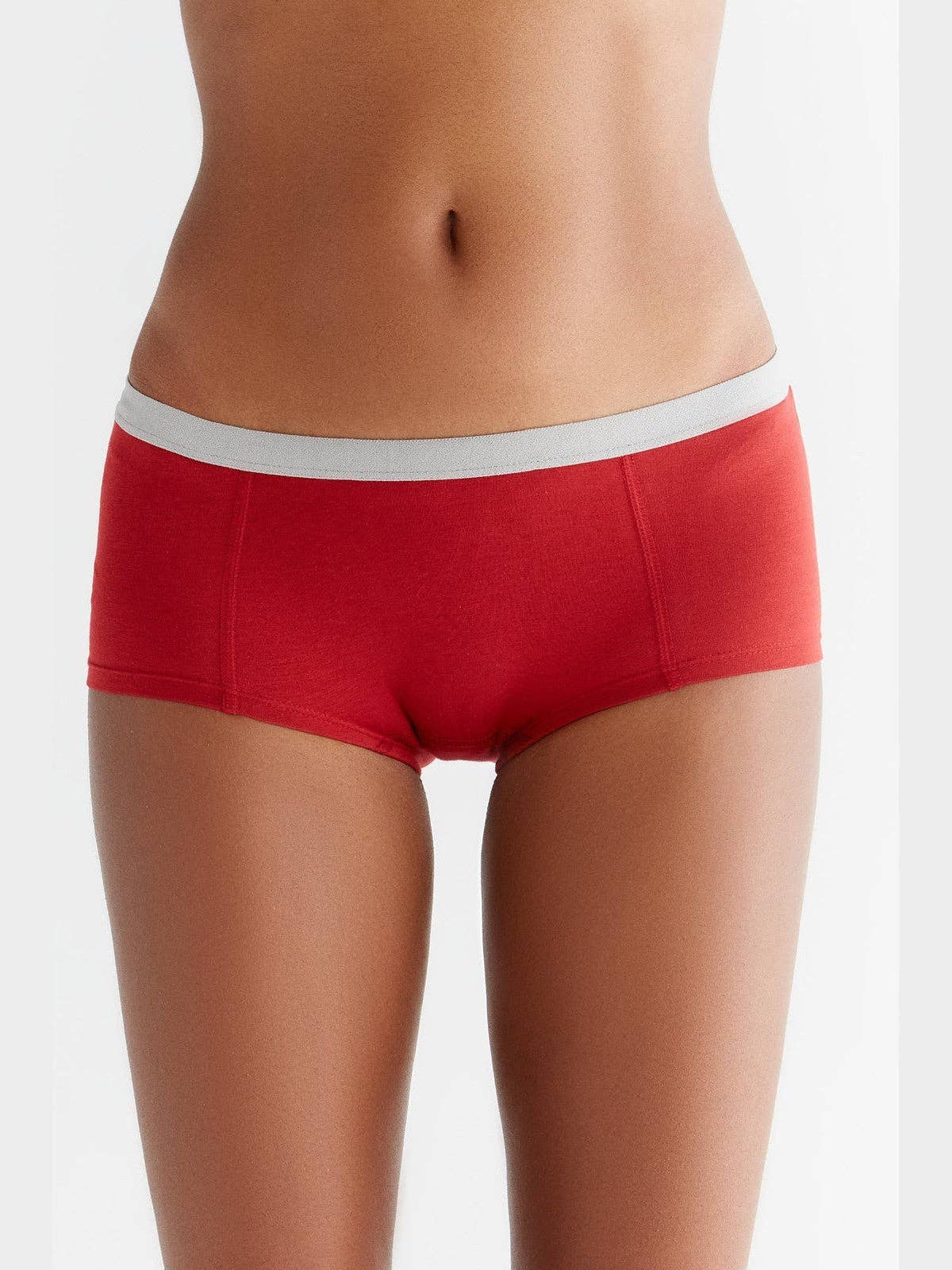 Organic Cotton Boyshorts with Elastic Waistband