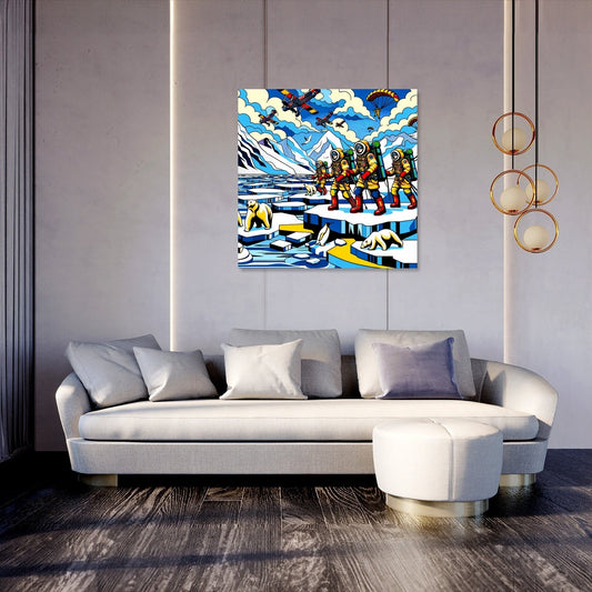 Polar Expedition Pop Canvas
