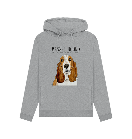Basset Hound Women’s Hoodie: Embrace the Cozy Guilt Trip