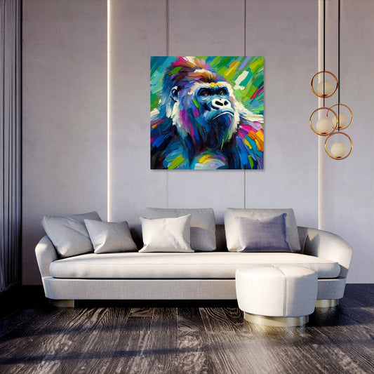 Vivid Gorilla Canvas