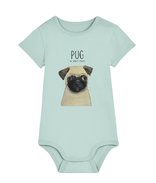 Pug Baby Bodysuit – Cuteness Overload for Your Little Pug-Lover!