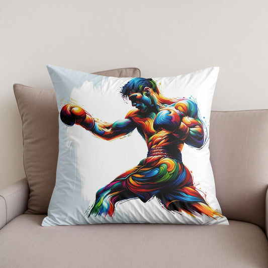 Dynamic Punch Cotton Cushion