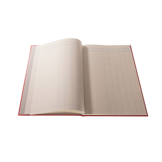 Cathedral - Accounts Book 5 Cash Columns - Red (69/5.1)