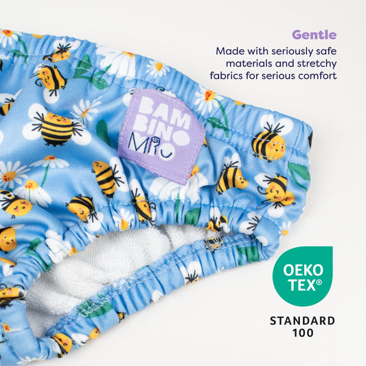 Reusable Swim Nappy in Busy Bees