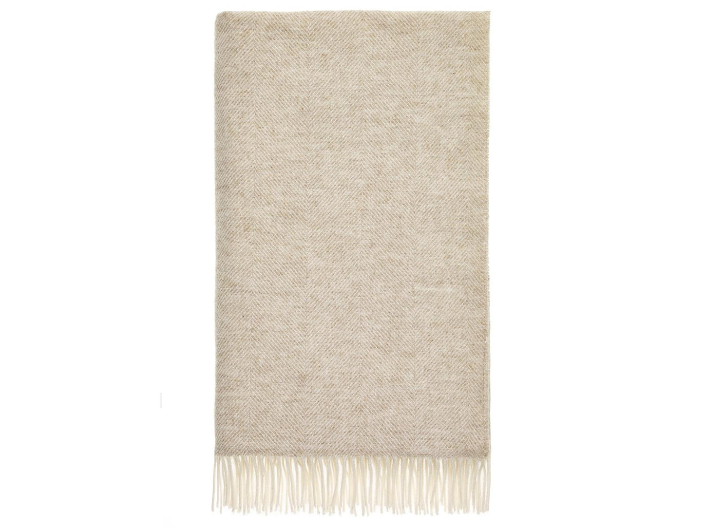XL Herringbone Shetland Pure New Wool Throws