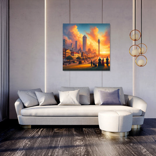 Sunset in Colombo Canvas
