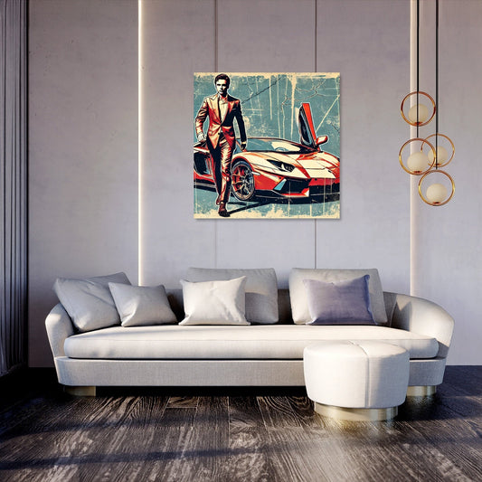 Hollywood Star Drive Canvas