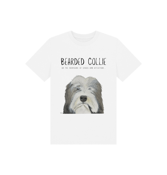 Tiny Hairicane: Bearded Collie Child's T-Shirt of Chaos & Cuddles!