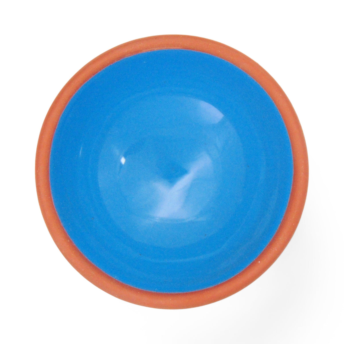 8 cm Terracotta Bowl - Sky Blue