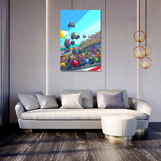 Turbo Kart Racing Canvas