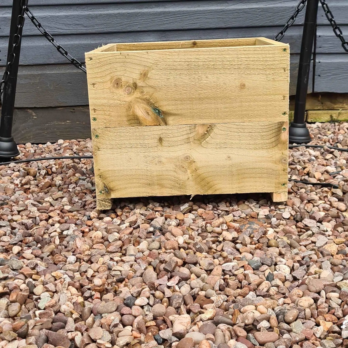 40cm Square wooden Planter in 4 heights