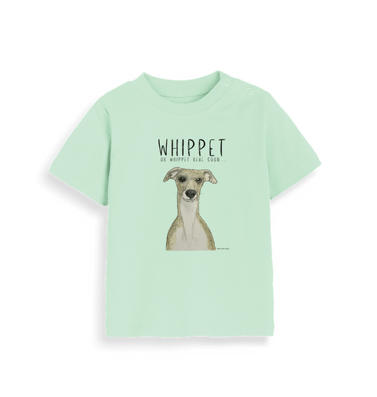 Tiny Human, Big Whippet Energy! Baby T Shirt