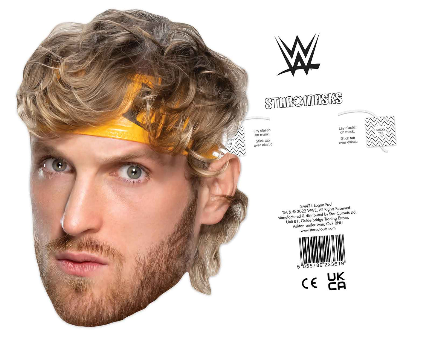 SM424 Logan Paul WWE Single Face Mask