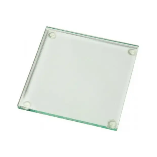 Jade Glass Square Coaster - 10cm